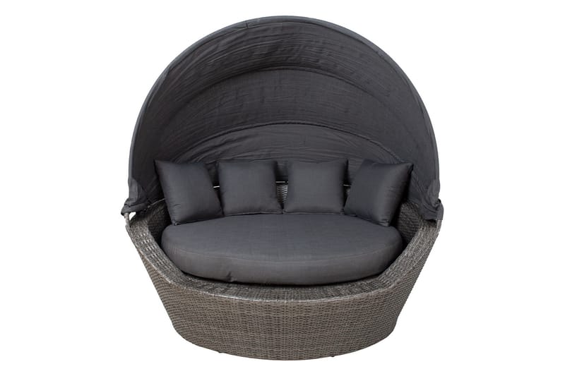 Mini Muse Sofa med Tak Grå - Hagemøbler - Loungemøbler - Solseng