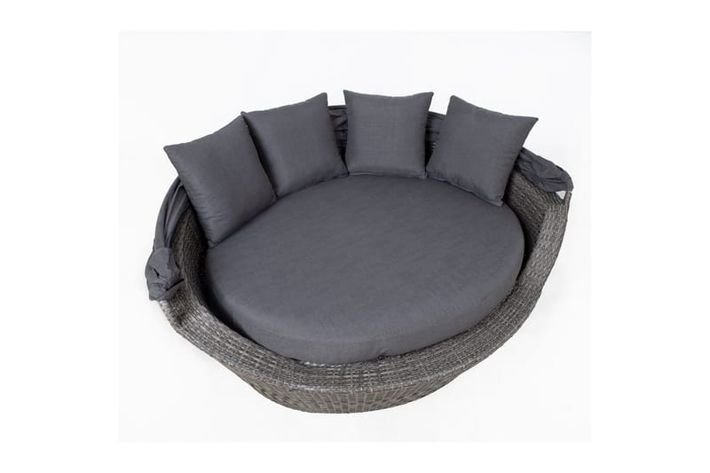 Mini Muse Sofa med Tak Grå - Hagemøbler - Loungemøbler - Solseng