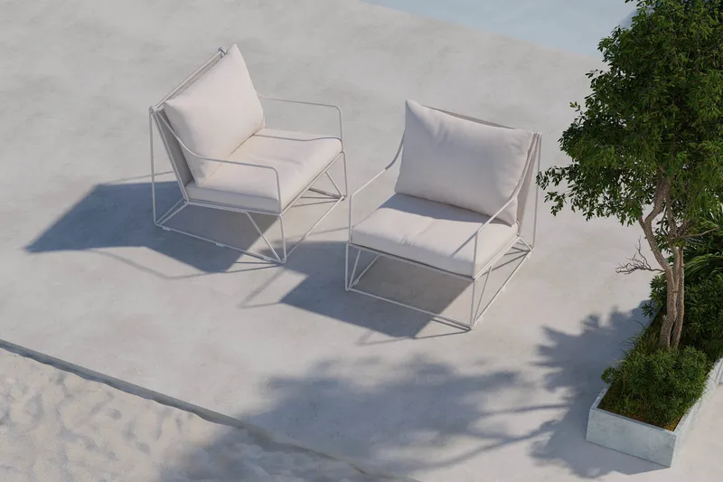 Usteryd 2-seters Loungesofa - Hagemøbler - Balkong - Balkongmøbler - Balkongsofaer