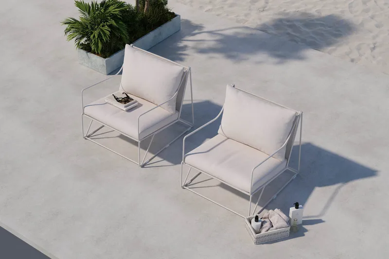 Usteryd 2-seters Loungesofa - Hagemøbler - Balkong - Balkongmøbler - Balkongsofaer