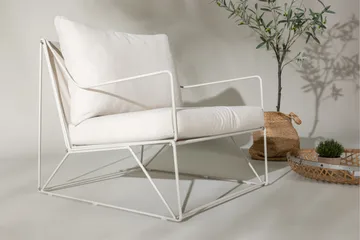 Usteryd 4-seters loungesofa - Beige - Hagemøbler - Loungemøbler - Lounge sofa