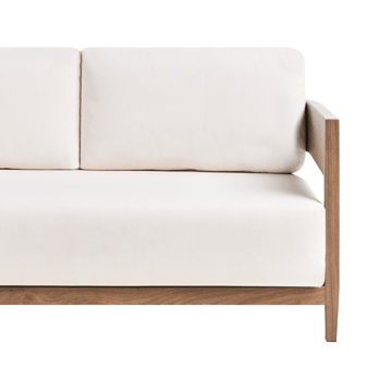Utegruppe 2-seters Sampieri - lys beige - Hagemøbler - Loungemøbler - Sofagruppe utendørs