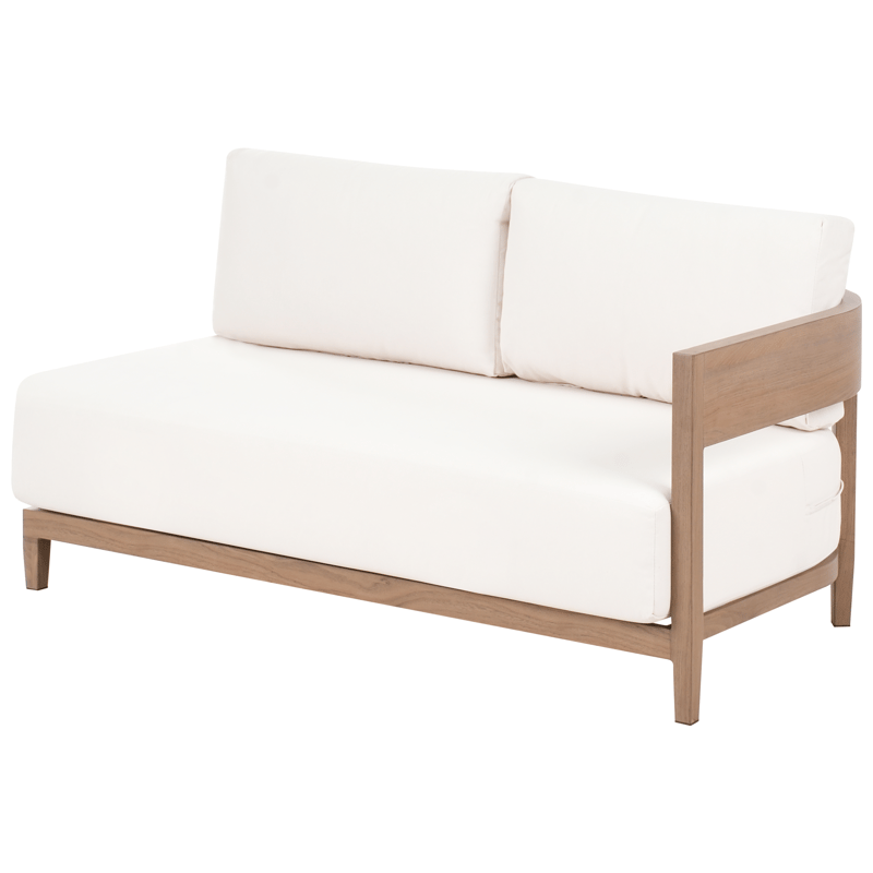 Utegruppe 2-seters Sampieri - lys beige - Hagemøbler - Loungemøbler - Sofagruppe utendørs