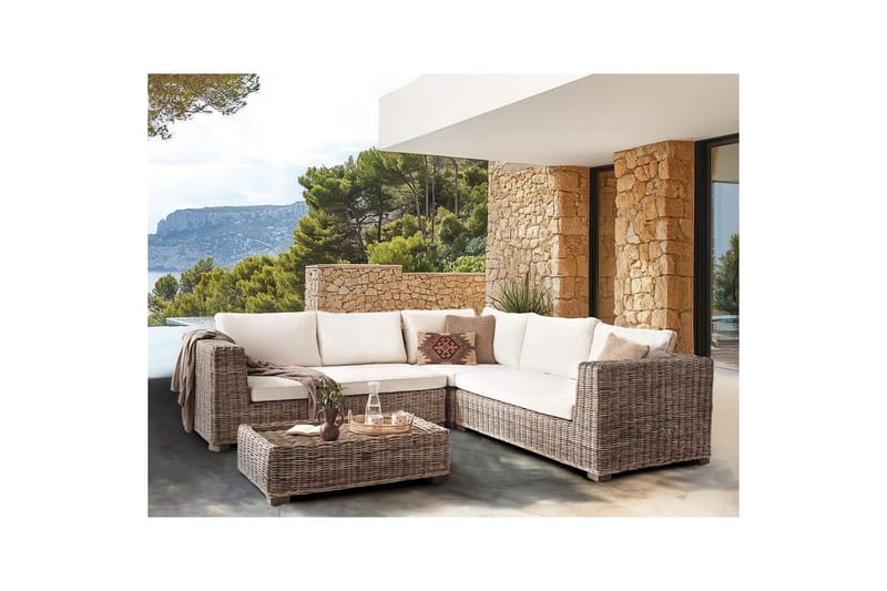 Utegruppe Rinella - Hagemøbler - Loungemøbler - Lounge sofa