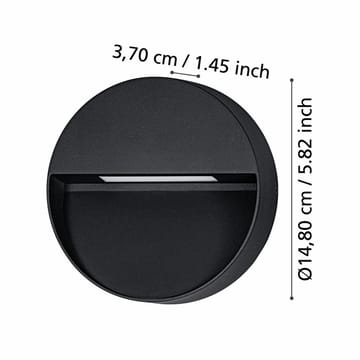 Vegglampe Utendørsbelysning Maruggio - 15 cm - Hage - Utemiljø - Entré - Entrébelysning