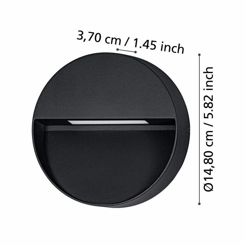 Vegglampe Utendørsbelysning Maruggio - 15 cm - Hage - Utemiljø - Entré - Entrébelysning