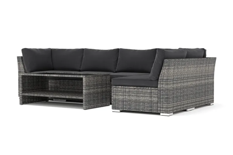 Wisconsin utendørs divansofa 5-seter vendbar - Grå - Hage - Utemiljø - Veranda & terrasse - Verandamøbler