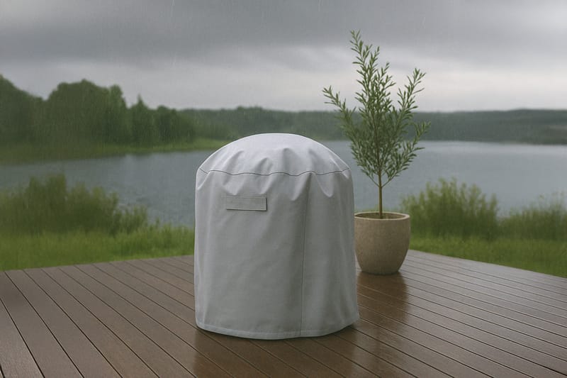 Klas Grilltrekk 90x90 cm - Grå - Hagemøbler - Puteoppbevaring & møbelbeskyttelse - Overtrekk hagemøbler