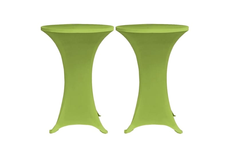 Elastisk bordduk 4 stk 60 cm grønn - grønn - Overtrekk hagemøbler