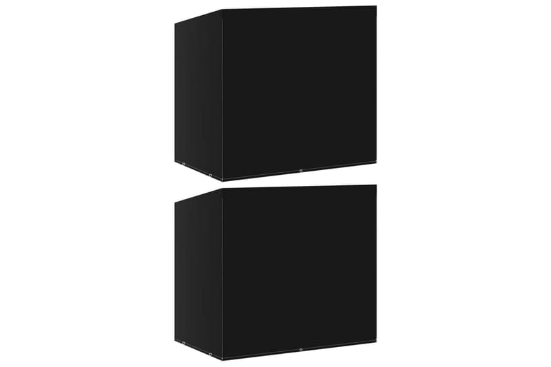 Trekk til huskebenk 2 stk 6 maljer 135x105x175 cm - Svart - Hagemøbler - Puteoppbevaring & møbelbeskyttelse - Hammockbeskyttelse