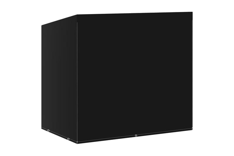 Trekk til huskebenk 2 stk 6 maljer 135x105x175 cm - Svart - Hagemøbler - Puteoppbevaring & møbelbeskyttelse - Hammockbeskyttelse