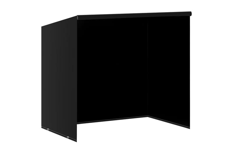 Trekk til huskebenk 6 maljer 135x105x175 cm - Svart - Hagemøbler - Puteoppbevaring & møbelbeskyttelse - Hammockbeskyttelse