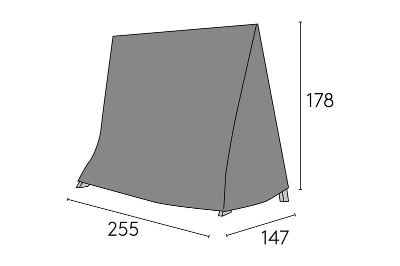 Møbelbeskyttelse Hammock Hillerstorp Kungshult Svart, undefined