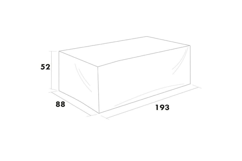 Møbelbeskyttelse Hjørnegruppe Hillerstorp Skagenäs 2-seter Svart, undefined