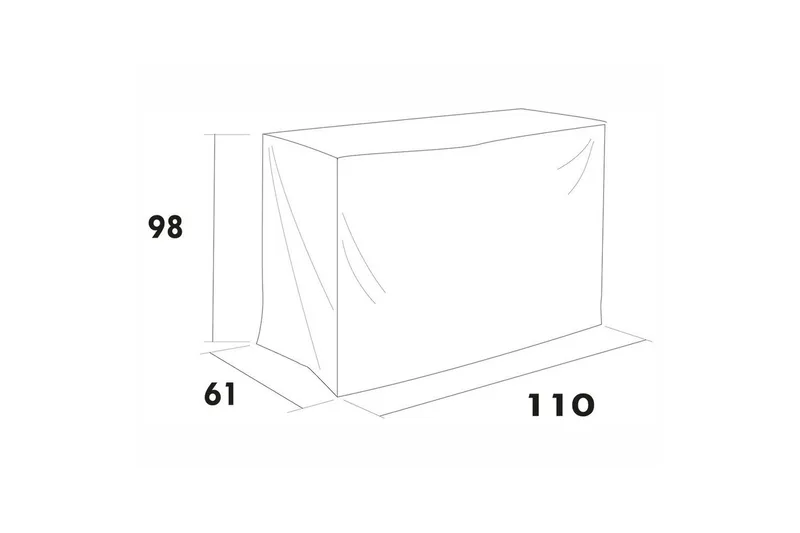 Møbelbeskyttelse utekjøkken Hillerstorp Läckö, Grå