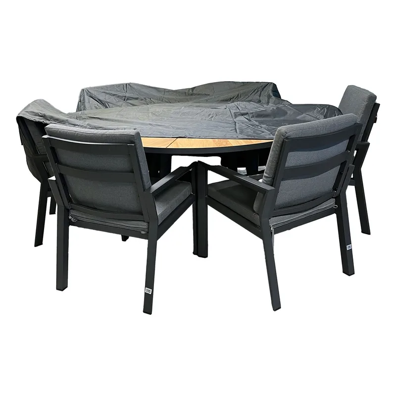 Møbeltrekk HOME4YOU Værbestandig 240x90 cm - Grå - Hagemøbler - Puteoppbevaring & møbelbeskyttelse - Overtrekk hagemøbler