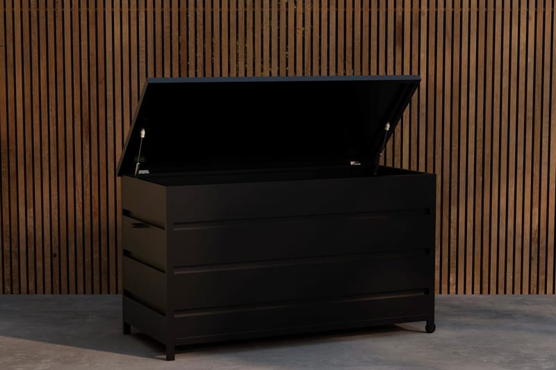 Nisis putekasse utendørs - Svart - Hagemøbler - Puteoppbevaring & møbelbeskyttelse - Putebokser & Putekasser