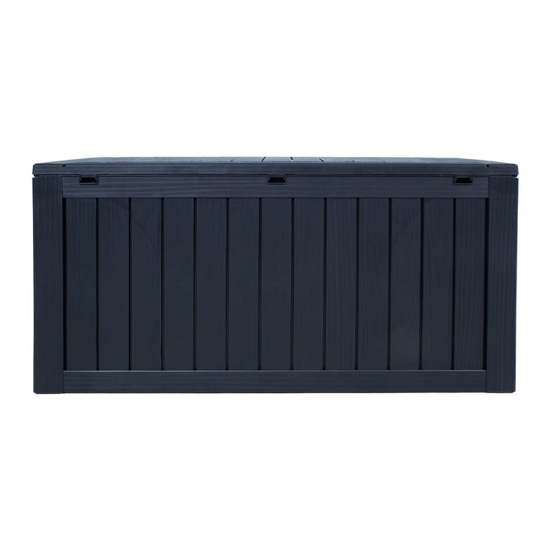 Oppbevaringsboks HOME4YOU Bomm 117,5x47,5x59 cm/300L, Svart plast - Svart - Hagemøbler - Puteoppbevaring & møbelbeskyttelse - Putebokser & Putekasser