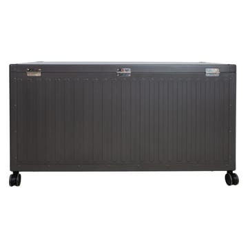 Oppbevaringsboks HOME4YOU Mirador mørk grå 142x72x80 cm - Mørkegrå - Hagemøbler - Puteoppbevaring & møbelbeskyttelse - Putebokser & Putekasser
