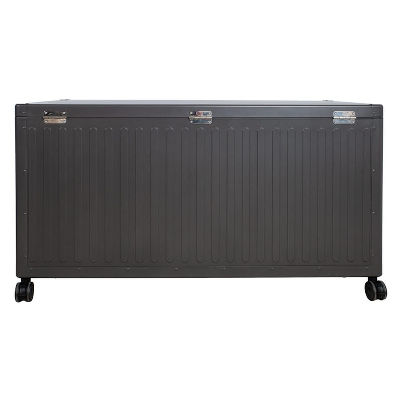 Oppbevaringsboks HOME4YOU Mirador mørk grå 142x72x80 cm - mørkegrå - Hagemøbler - Puteoppbevaring & møbelbeskyttelse - Putebokser & Putekasser