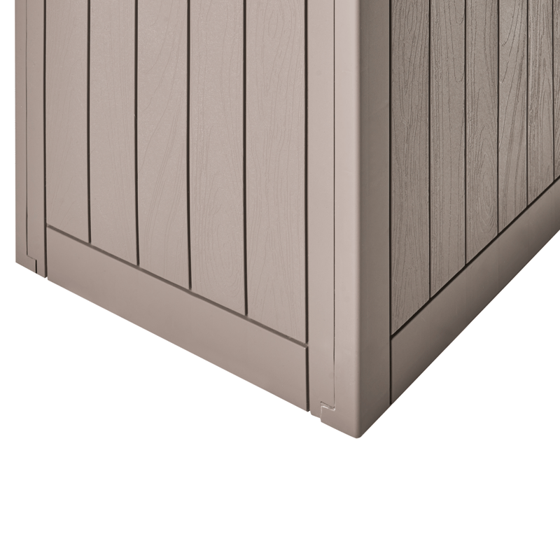 Oppbevaringsboks utendørs Recife 43x56 cm - Beige - Hagemøbler - Puteoppbevaring & møbelbeskyttelse - Putebokser & Putekasser