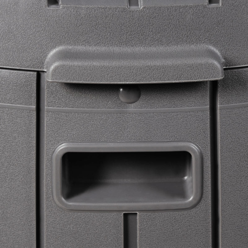 Oppbevaringsboks utendørs Prinos 56x56 cm - Grå - Hagemøbler - Puteoppbevaring & møbelbeskyttelse - Putebokser & Putekasser