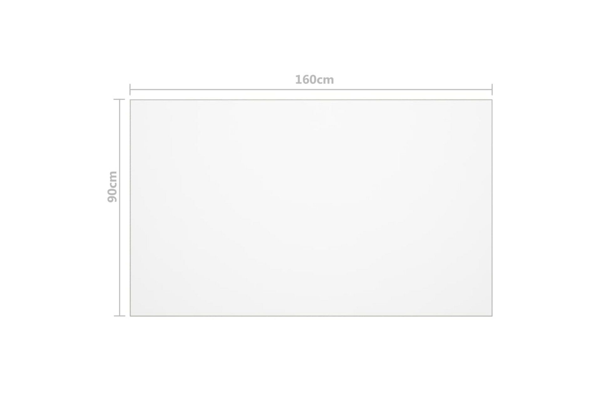 Bordbeskytter gjennomsiktig 160x90 cm 2 mm PVC - Hagemøbler - Puteoppbevaring & møbelbeskyttelse - Overtrekk hagemøbler