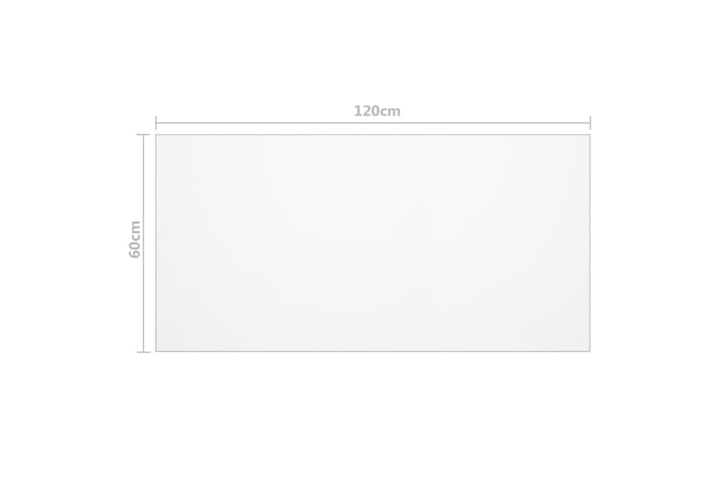 Bordbeskytter gjennomskinnelig 120x60 cm 2 mm PVC - Hagemøbler - Puteoppbevaring & møbelbeskyttelse - Overtrekk hagemøbler