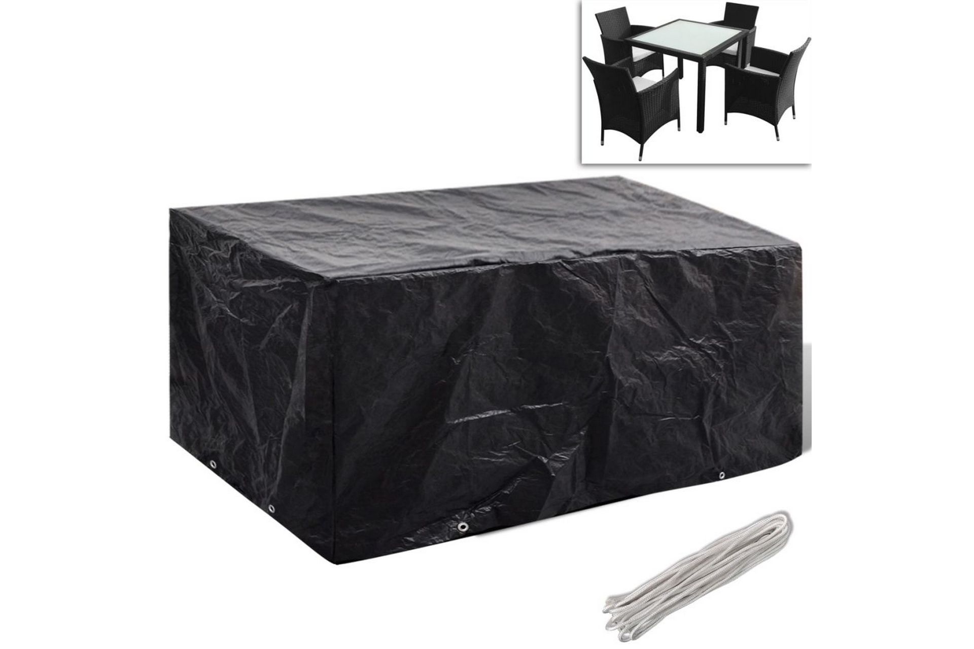 Dekke for hagemøbelsett til 4 pers 180 x 140cm - Hagemøbler - Puteoppbevaring & møbelbeskyttelse - Overtrekk hagemøbler