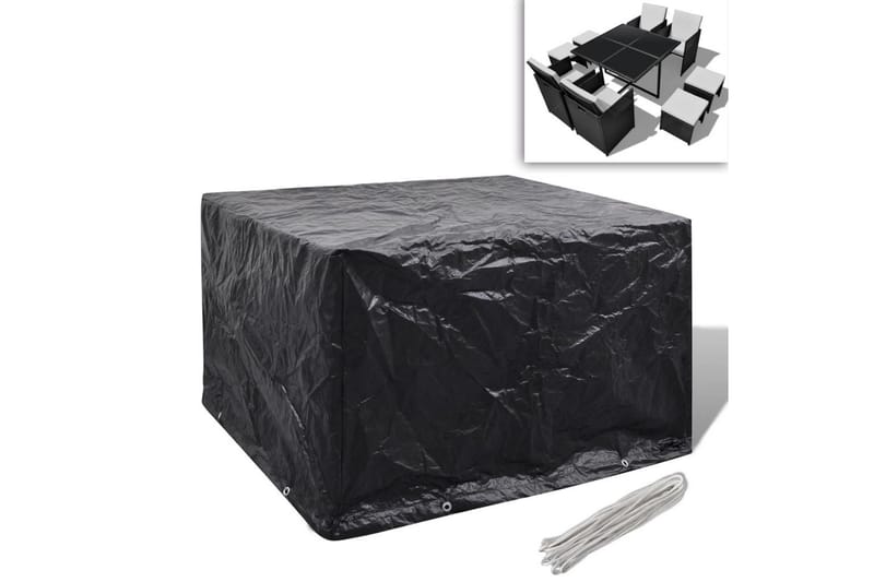 Dekke for hagemøbelsett til 4 pers 113 x 113cm - Hagemøbler - Puteoppbevaring & møbelbeskyttelse - Overtrekk hagemøbler