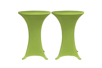 Elastisk bordduk 4 stk 80 cm grønn - grønn - Hagemøbler - Puteoppbevaring & møbelbeskyttelse - Overtrekk hagemøbler