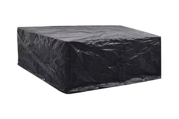 Hagemøbeltrekk 2 stk 10 maljer 260x260x90 cm - Svart - Hagemøbler - Puteoppbevaring & møbelbeskyttelse - Overtrekk hagemøbler