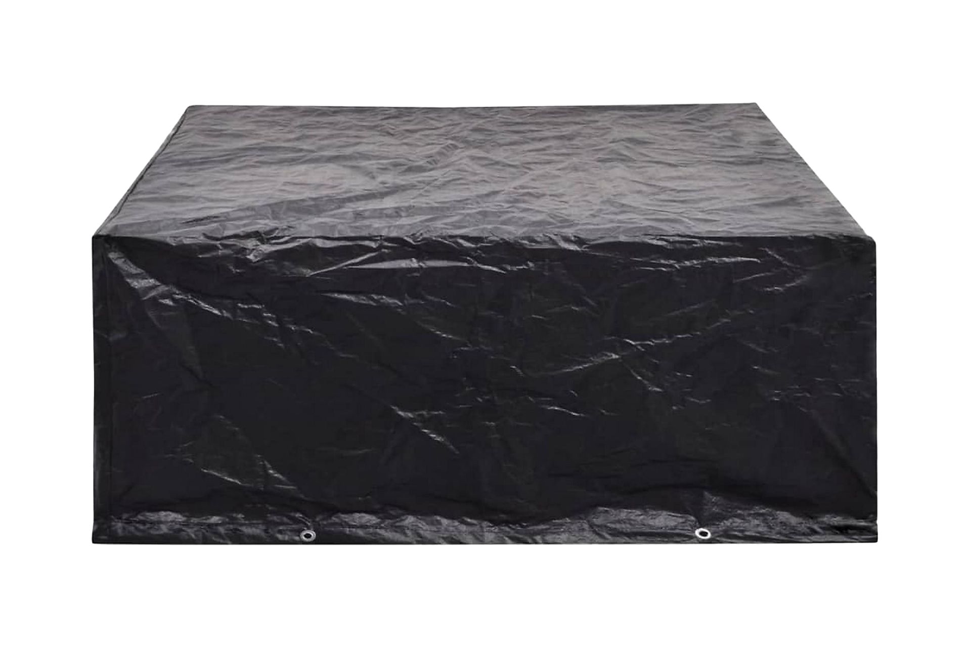 Hagemøbeltrekk 2 stk 10 maljer 260x260x90 cm - Svart - Hagemøbler - Puteoppbevaring & møbelbeskyttelse - Overtrekk hagemøbler