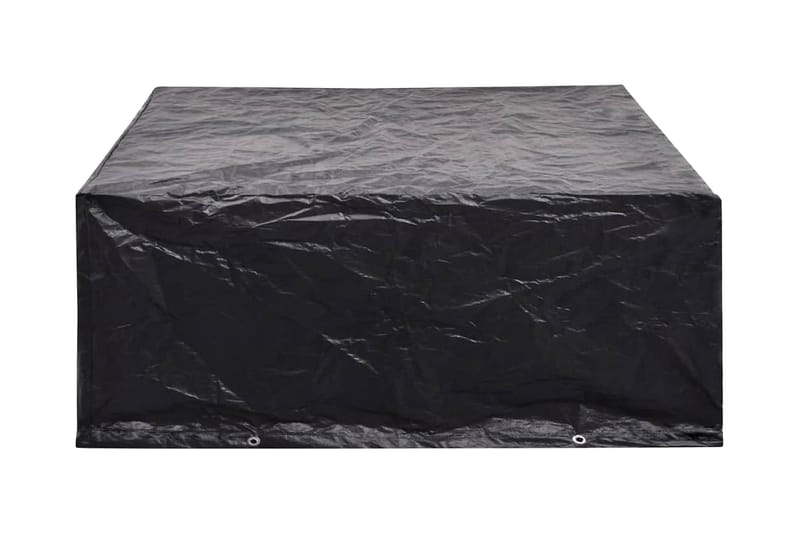 Hagemøbeltrekk 2 stk 10 maljer 260x260x90 cm - Svart - Hagemøbler - Puteoppbevaring & møbelbeskyttelse - Overtrekk hagemøbler