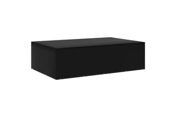 Hagemøbeltrekk 2 stk 12 majler 325x205x90 cm - Svart - Hagemøbler - Puteoppbevaring & møbelbeskyttelse - Overtrekk hagemøbler
