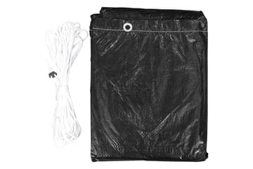 Hagemøbeltrekk 2 stk 12 majler 325x205x90 cm - Svart - Hagemøbler - Puteoppbevaring & møbelbeskyttelse - Overtrekk hagemøbler
