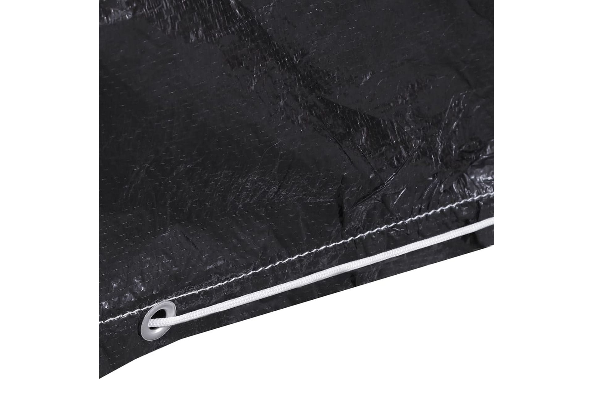 Hagemøbeltrekk 2 stk 12 majler 325x205x90 cm - Svart - Hagemøbler - Puteoppbevaring & møbelbeskyttelse - Overtrekk hagemøbler