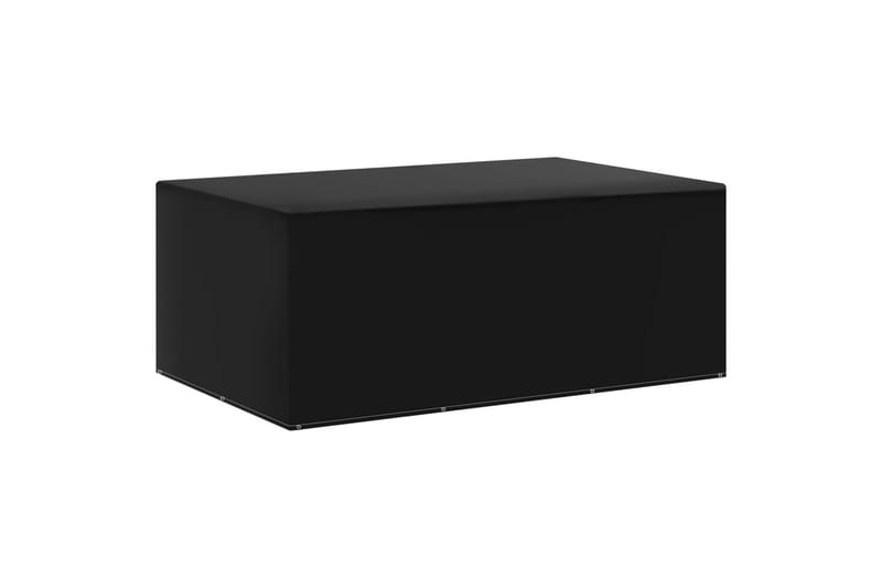 Hagemøbeltrekk 2 stk 7 maljer 225x143x90cm - Svart - Hagemøbler - Puteoppbevaring & møbelbeskyttelse - Overtrekk hagemøbler