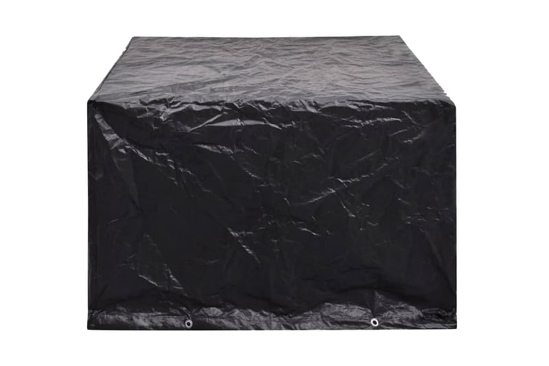 Hagemøbeltrekk 2 stk 8 maljer 135x135x90 cm - Svart - Overtrekk hagemøbler