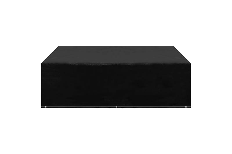 Hagemøbeltrekk 2 stk 8 maljer 200x200x70 cm - Svart - Hagemøbler - Puteoppbevaring & møbelbeskyttelse - Overtrekk hagemøbler