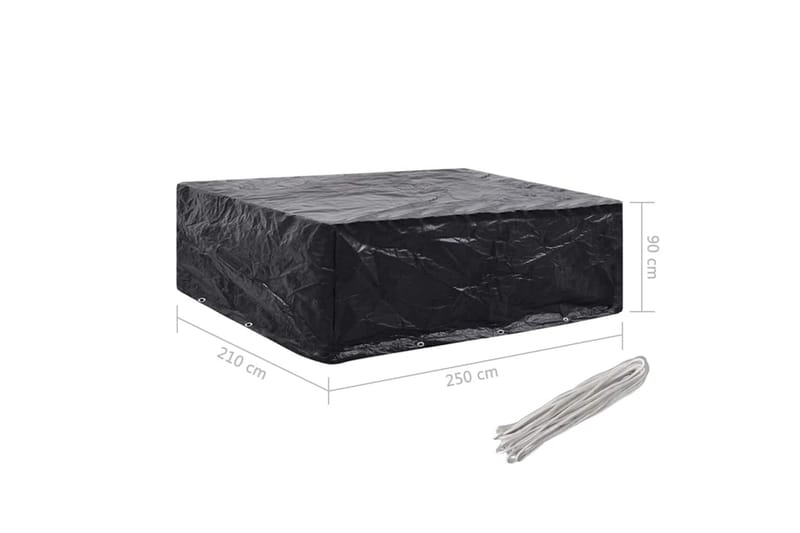 Hagemøbeltrekk 8 maljer 250x210x90 cm - Hagemøbler - Puteoppbevaring & møbelbeskyttelse - Overtrekk hagemøbler