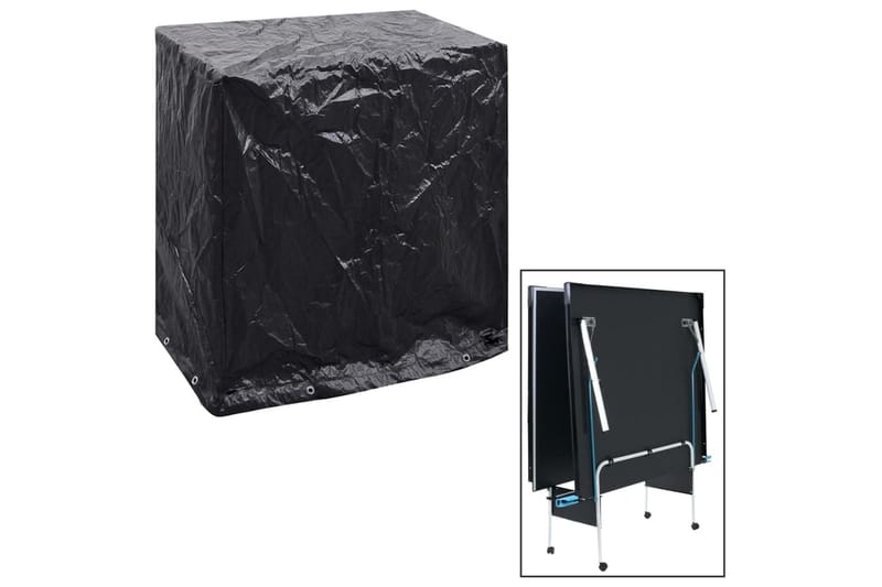 Hagemøbeltrekk til bordtennisbord 8 maljer 160x55x182 cm - Hagemøbler - Puteoppbevaring & møbelbeskyttelse - Overtrekk hagemøbler