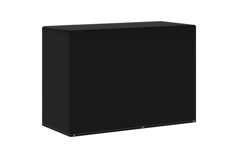 Hagemøbeltrekk til gassgrill 2 stk 6 maljer 180x80x125 cm - Svart - Hagemøbler - Puteoppbevaring & møbelbeskyttelse - Overtrekk hagemøbler