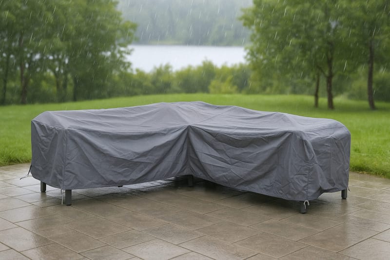 Klas Møbelbeskyttelse 254x66x90 - Grå - Hagemøbler - Puteoppbevaring & møbelbeskyttelse - Overtrekk hagemøbler