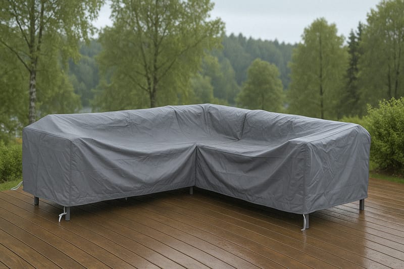 Klas Møbelbeskyttelse 325x100x255 - Grå - Hagemøbler - Puteoppbevaring & møbelbeskyttelse - Overtrekk hagemøbler