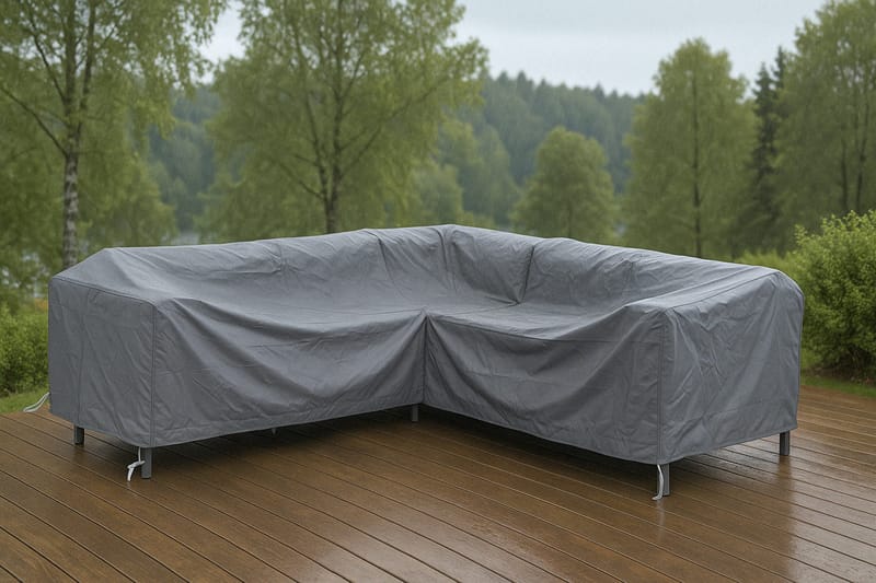 Klas Møbelbeskyttelse 325x100x255 - Grå - Hagemøbler - Puteoppbevaring & møbelbeskyttelse - Overtrekk hagemøbler