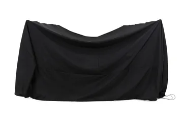 Møbelovertrekk 350x255x65 cm - Svart - Hagemøbler - Puteoppbevaring & møbelbeskyttelse - Overtrekk hagemøbler