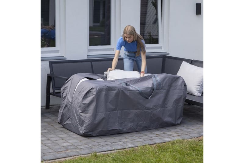 Madison Trekk til hagemøbelputer 175x80x60cm grå - Hagemøbler - Puteoppbevaring & møbelbeskyttelse - Overtrekk hagemøbler