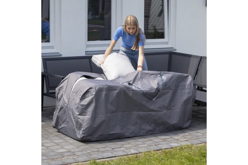 Madison Trekk til hagemøbelputer 175x80x60cm grå - Hagemøbler - Puteoppbevaring & møbelbeskyttelse - Overtrekk hagemøbler