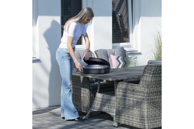 Madison Trekksett til hagesofa 210x200x70cm grå - Hagemøbler - Puteoppbevaring & møbelbeskyttelse - Overtrekk hagemøbler